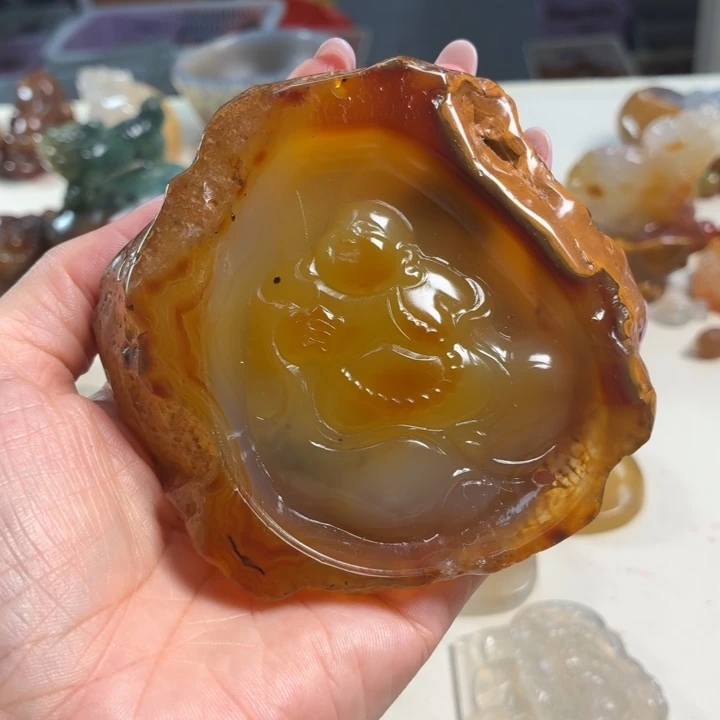 玛瑙/玉髓未镶嵌吊坠(不含链)