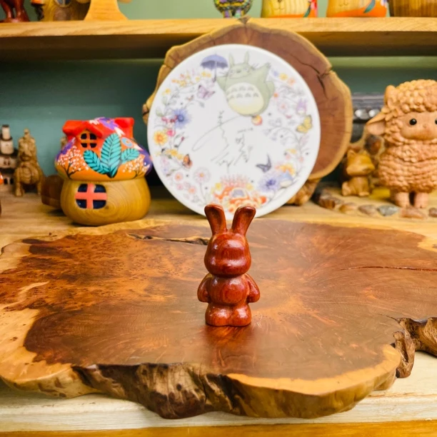 红色小兔子209摆件