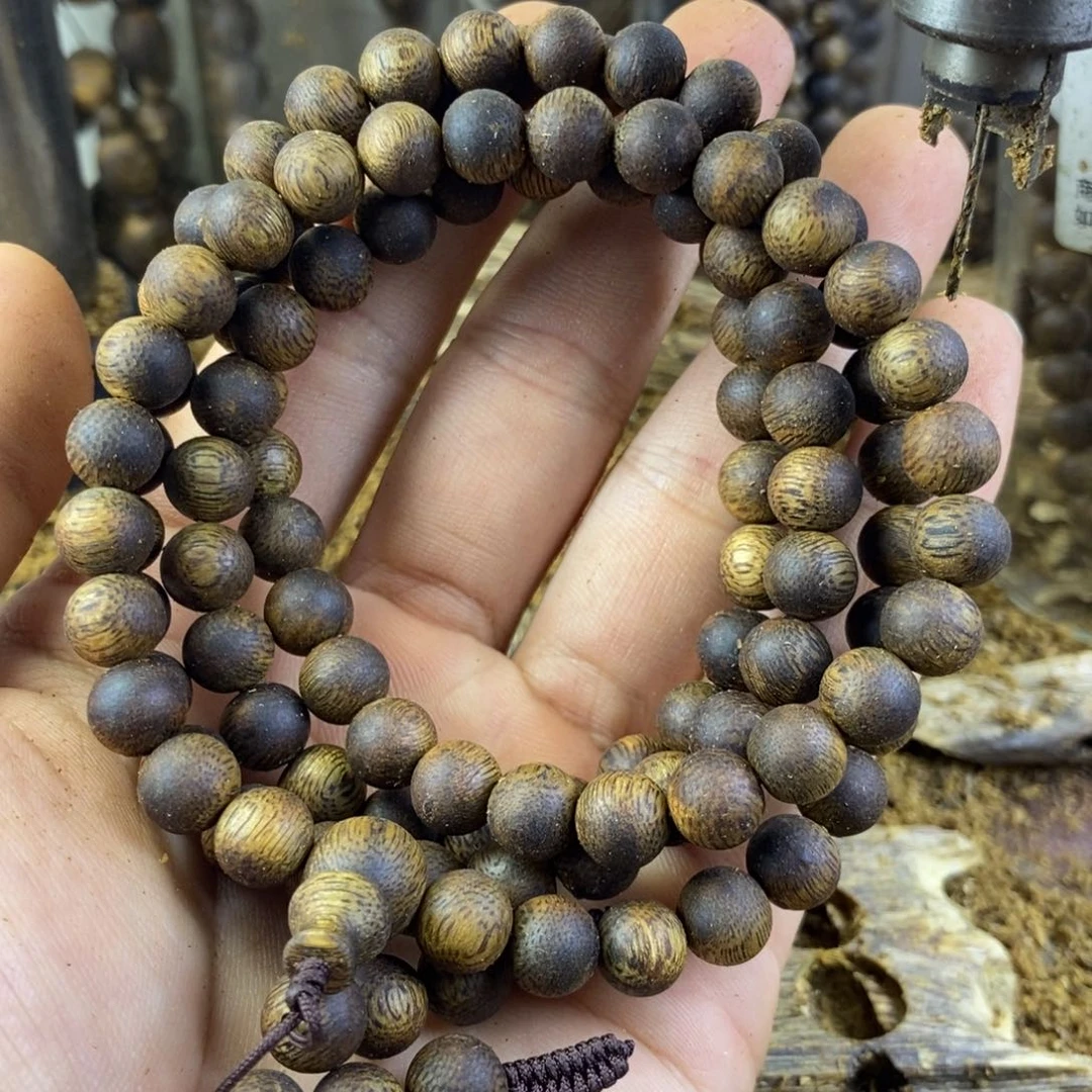 风***沉香碎屑沉香➕绿奇楠油叶子08多圈26~27克