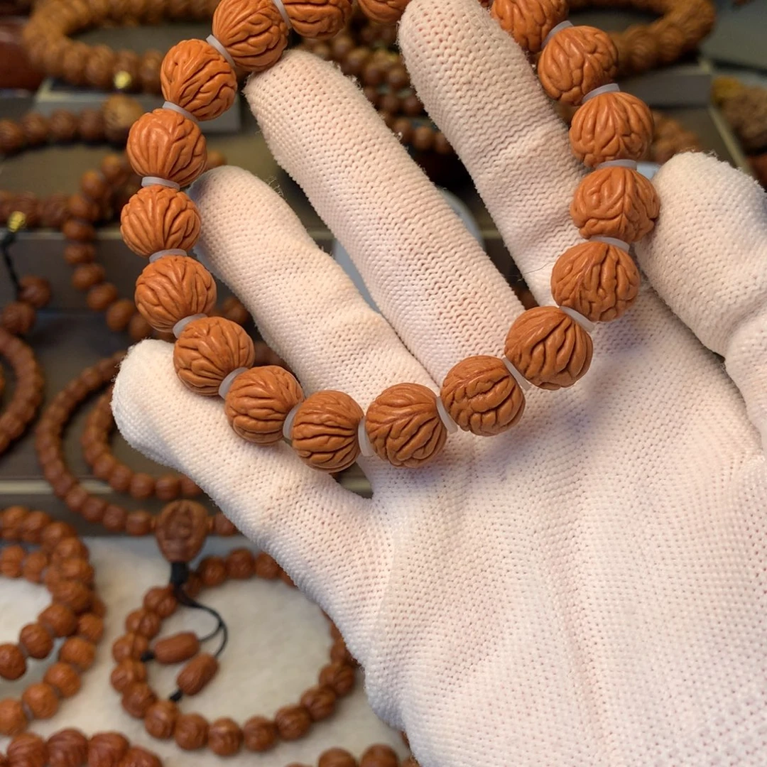 手串桃核秦岭龙纹