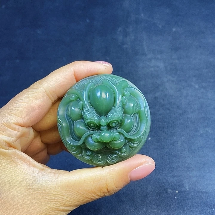 白玉菩提把件精选