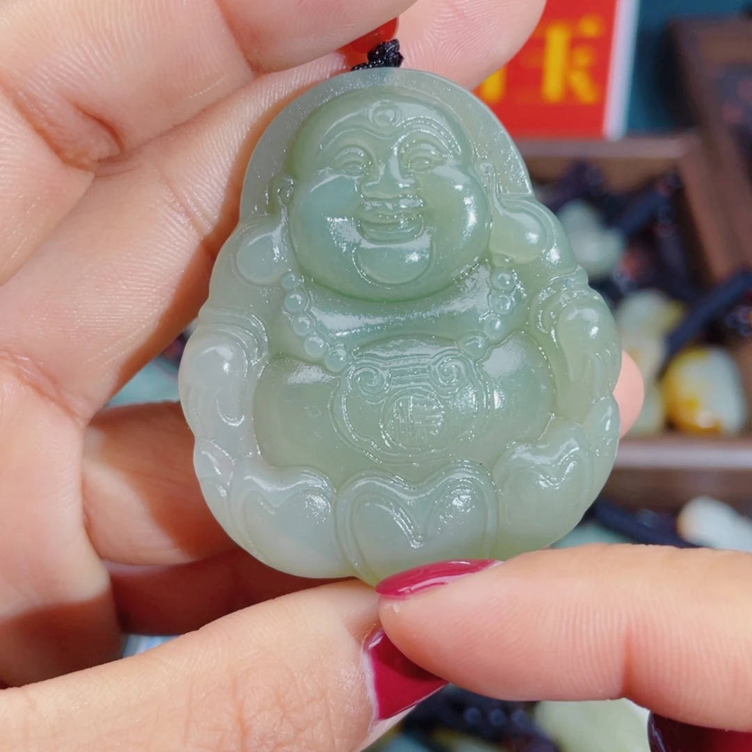 和田玉未镶嵌颈饰拍一发一