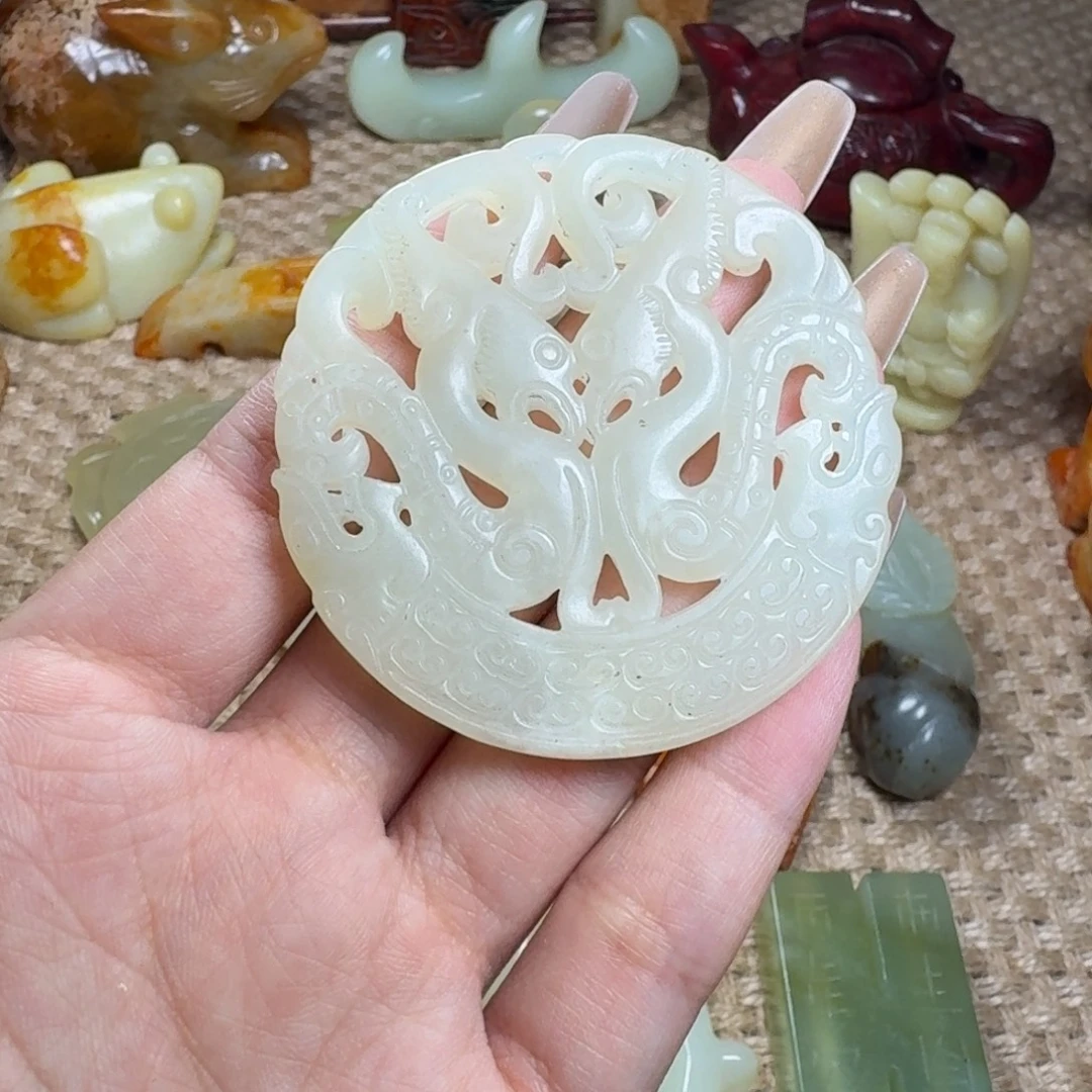 吊坠白玉菩提挂件
