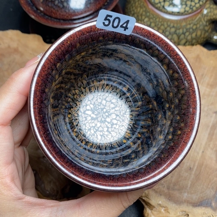 茶盏建窑建盏主人杯504