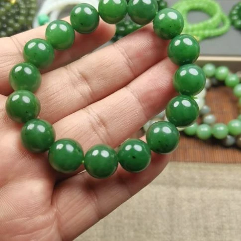 和田玉未镶嵌手链