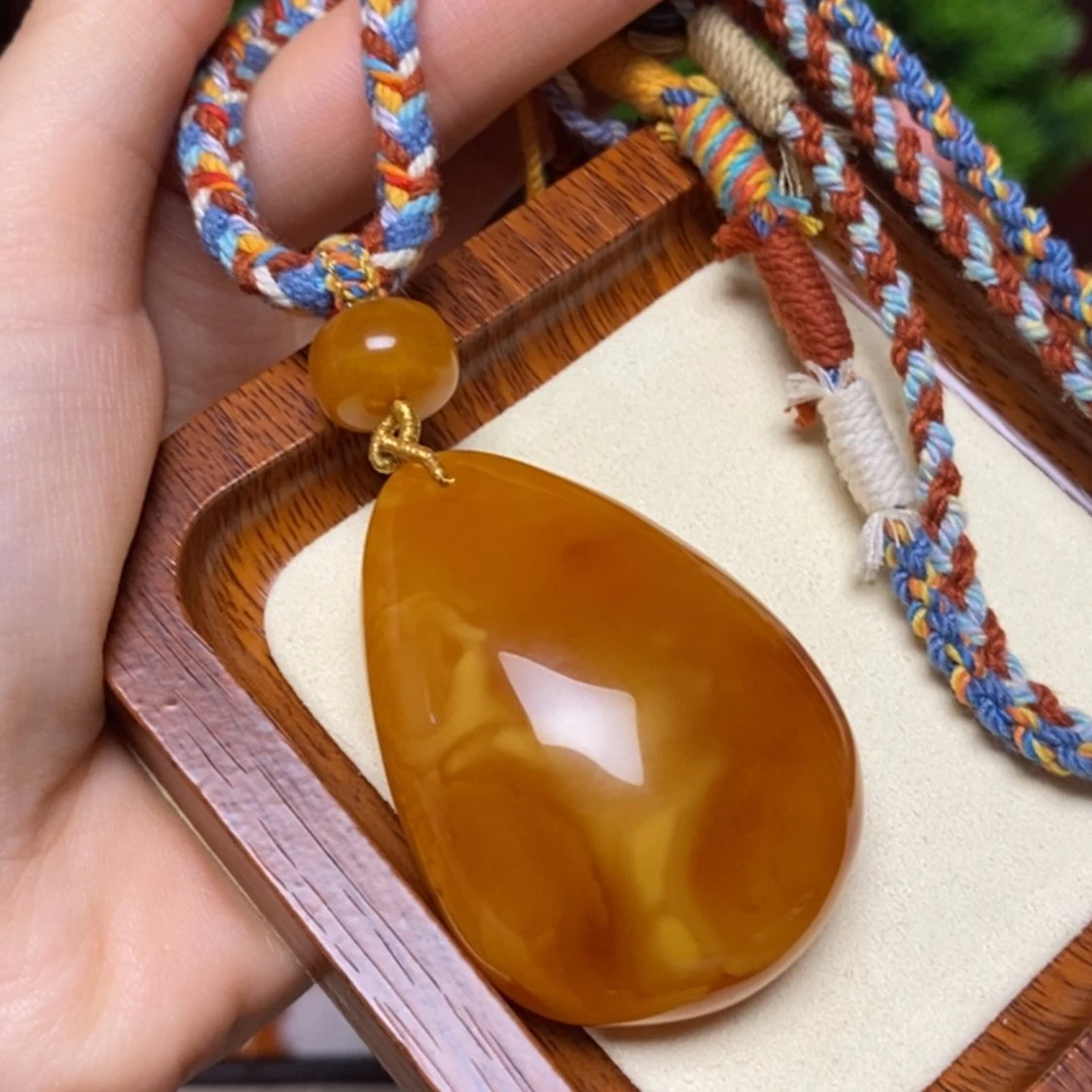 【闪购商品】蜜蜡颈饰未镶嵌项链