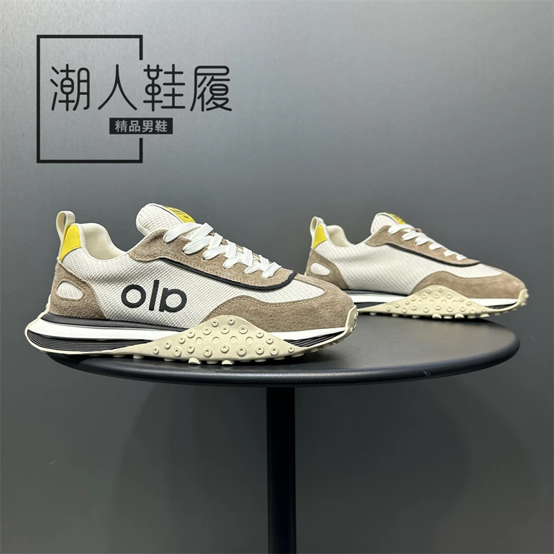 潮人秋季新款男鞋舒适百搭时尚阿甘鞋潮流低帮软底系带运动休闲鞋