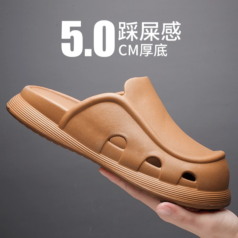 春季新款男士时尚潮流人字拖户外沙滩鞋夏季拖鞋运动沙滩鞋/凉鞋