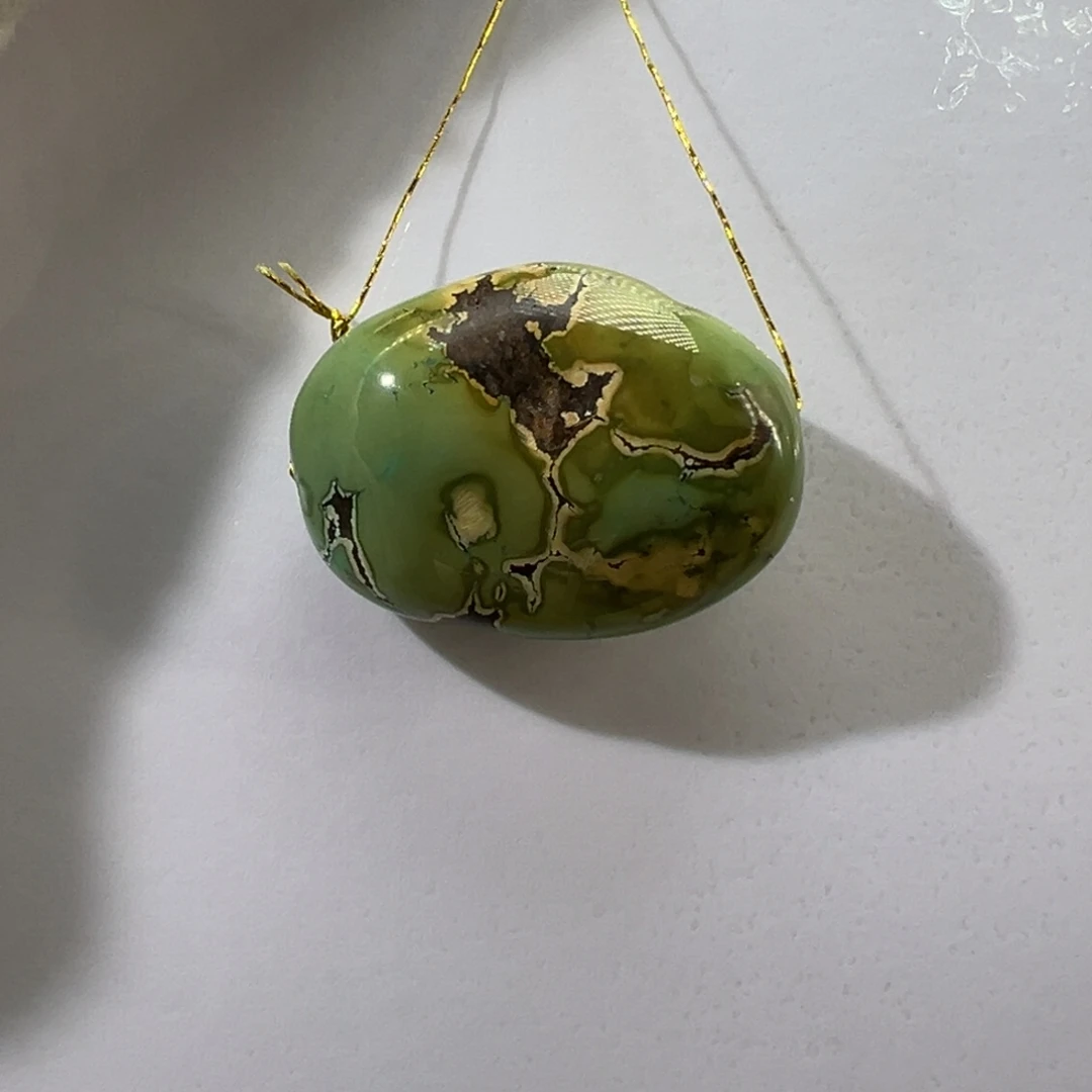 绿松石未镶嵌挂件