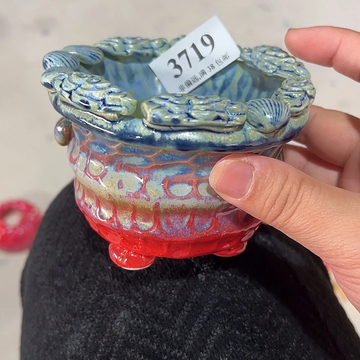 口8 手工花盆满30包邮