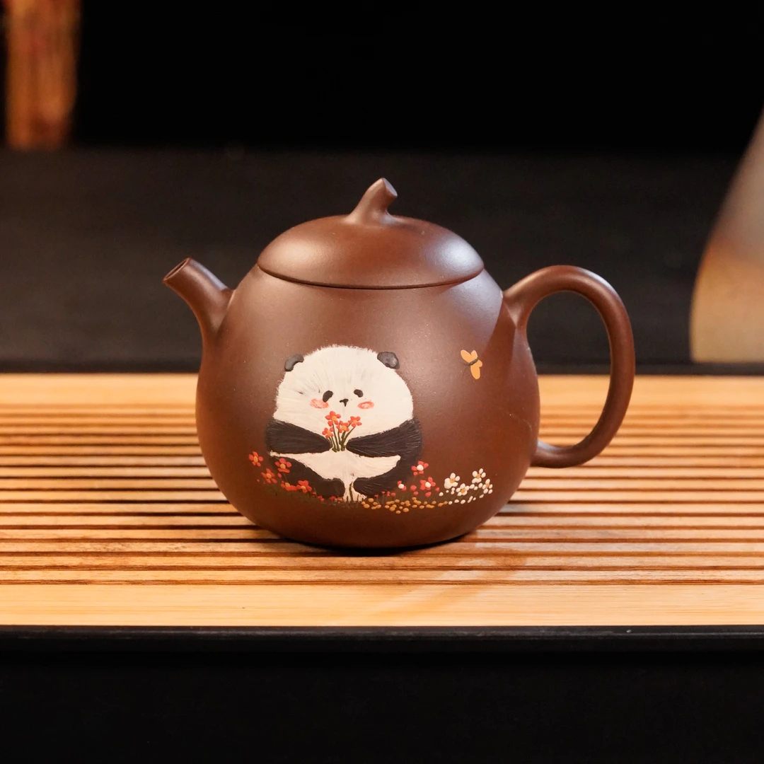 GS18-034   宜兴手工紫砂   茄瓜