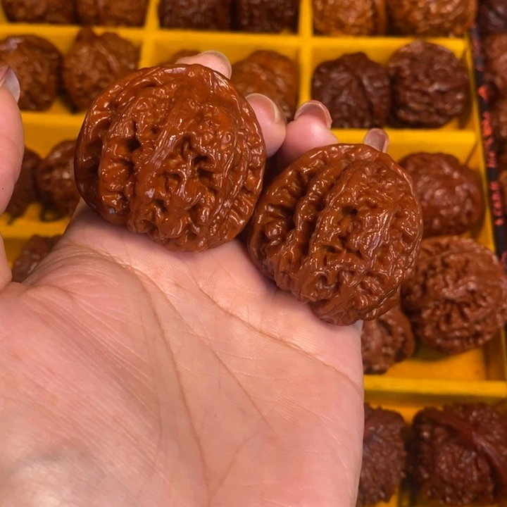 桃核吊坠冷*ヾ粗筋一对9LXP#00#