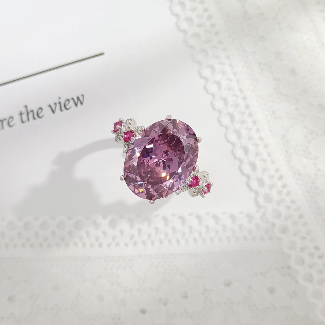 铜合金合成锆石戒指 WHSM-000012 【瑰光】 戒指欧美时尚精致