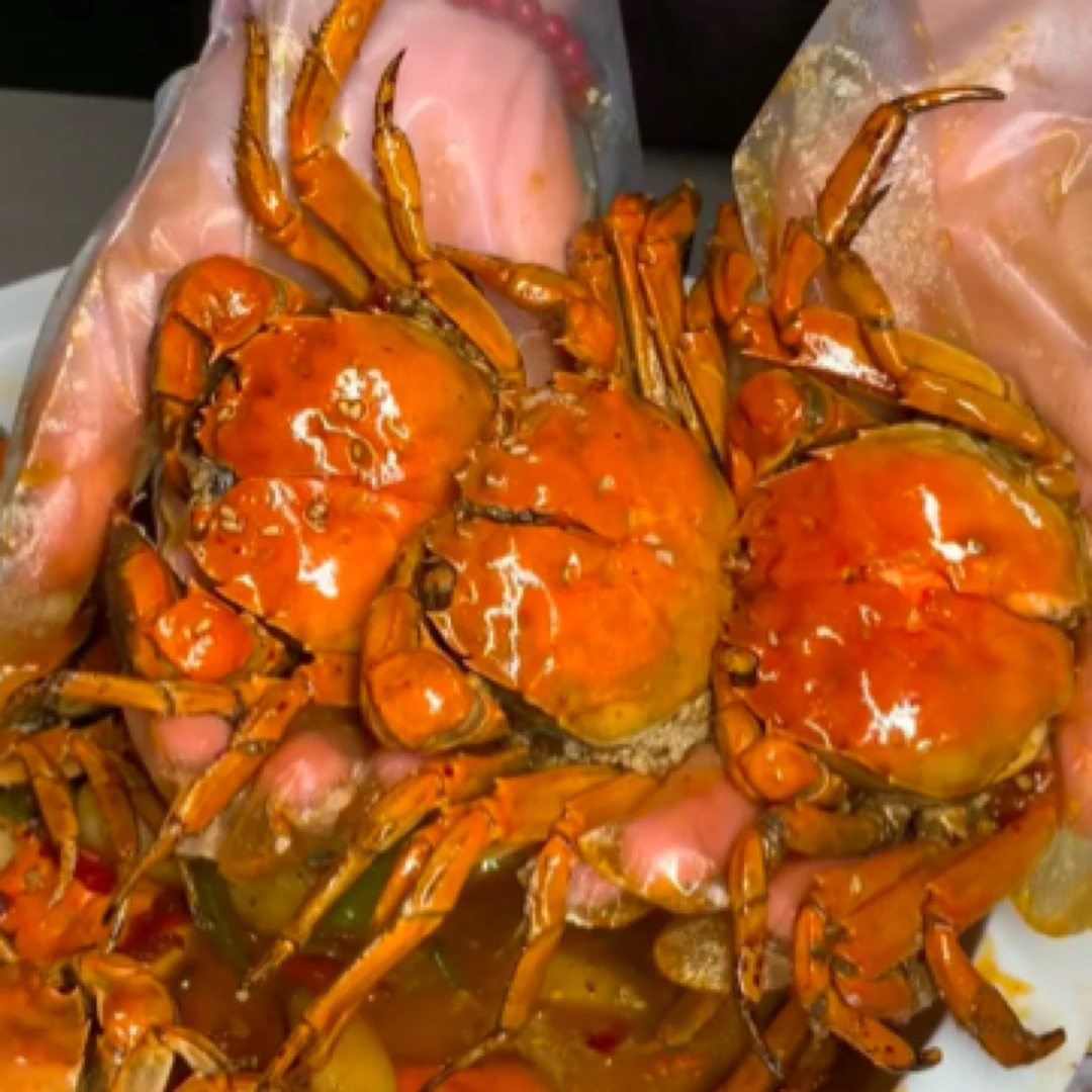 六月黄大闸蟹即食解馋（约半斤）2～4只左右具体看大小