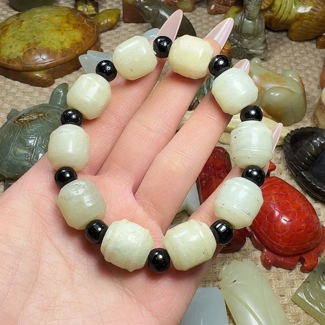 白玉菩提吊坠挂件