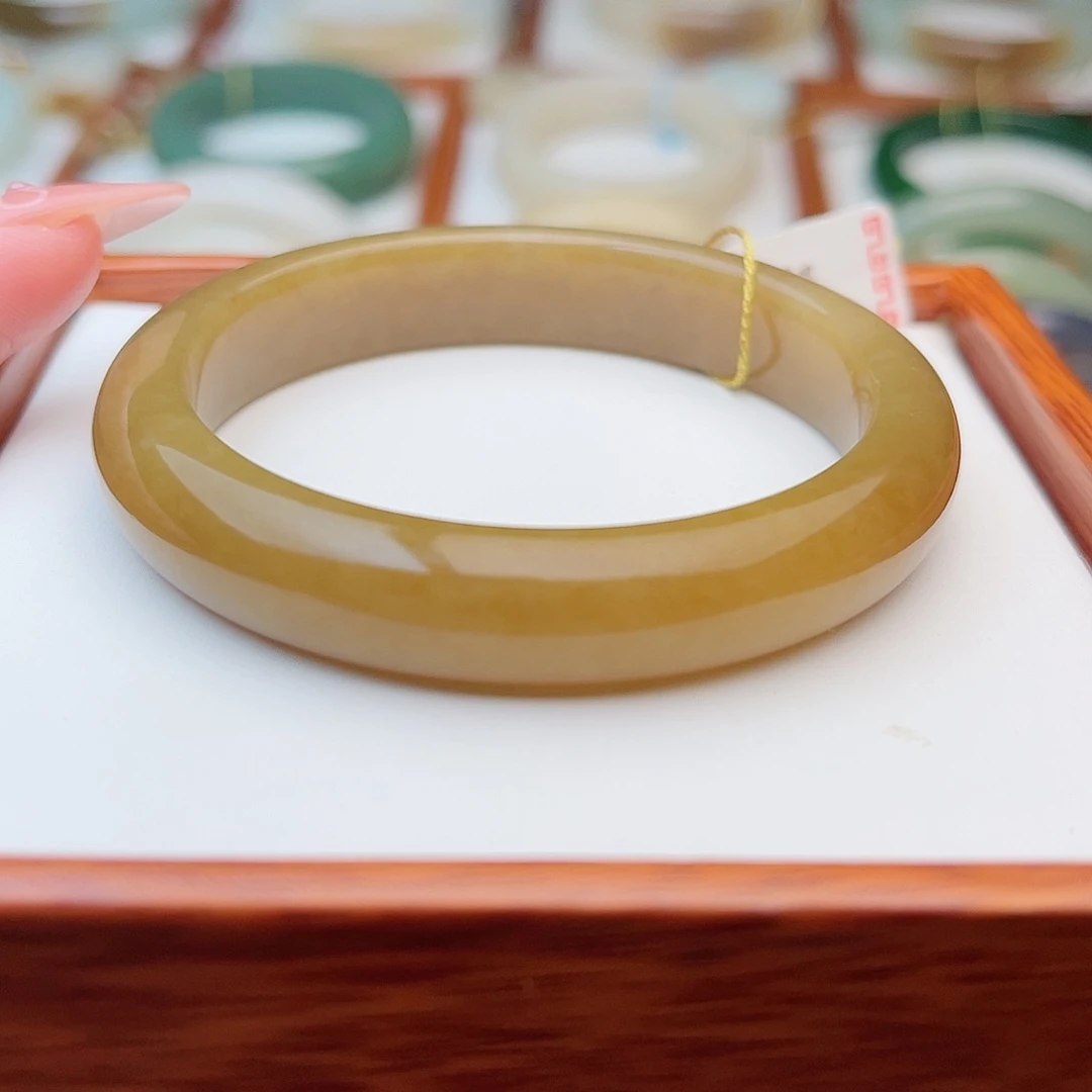 和田玉未镶嵌手镯53.3