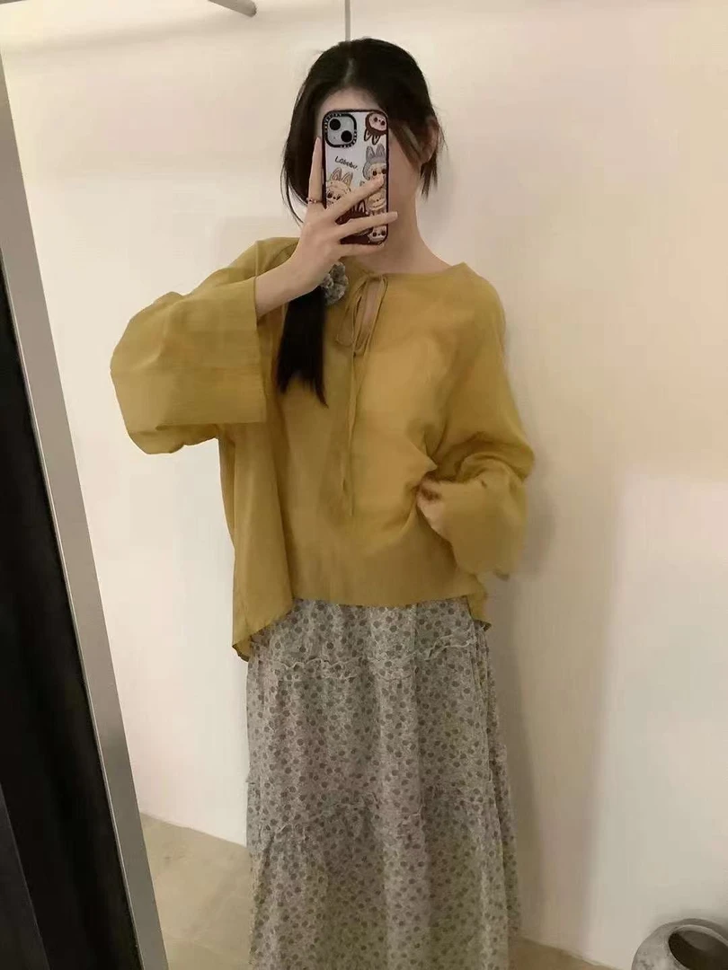 2525-2 B 韩版女休闲舒适百搭潮流简约夏季上衣