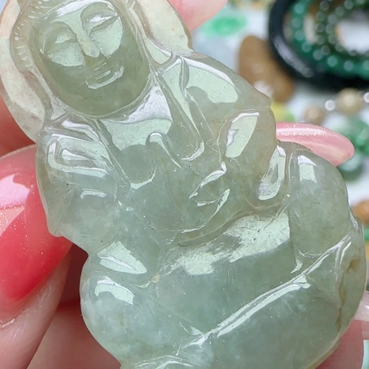 翡翠未镶嵌颈饰天然A货708