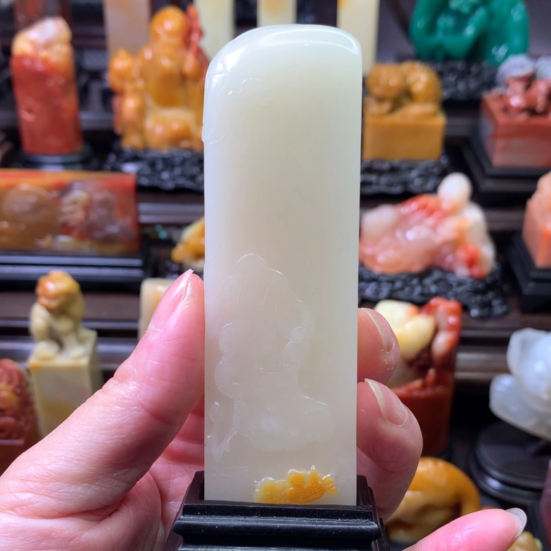 寿山石印石寿山石汶洋