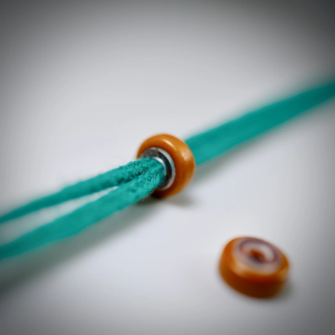 橄榄核夹心隔片垫片15套外径6孔道2厚度2不伤核