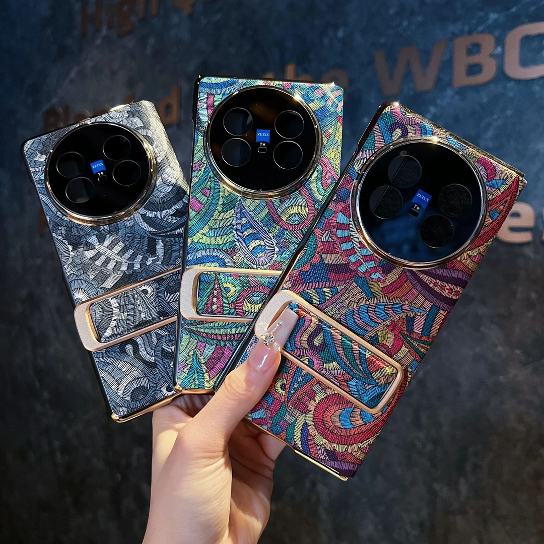 适用vivoxfold5手机壳新款腕带支架xfold5全包防摔保护套折叠视窗