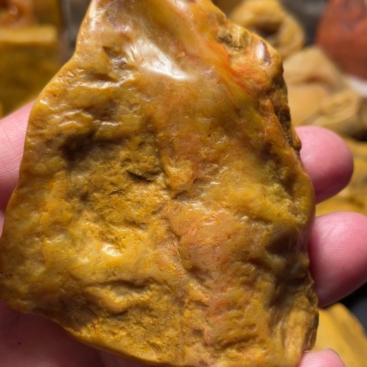 田黄石霜*昌化田黄石