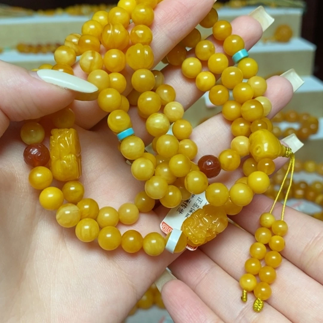 【闪购商品】未镶嵌颈饰蜜蜡项链