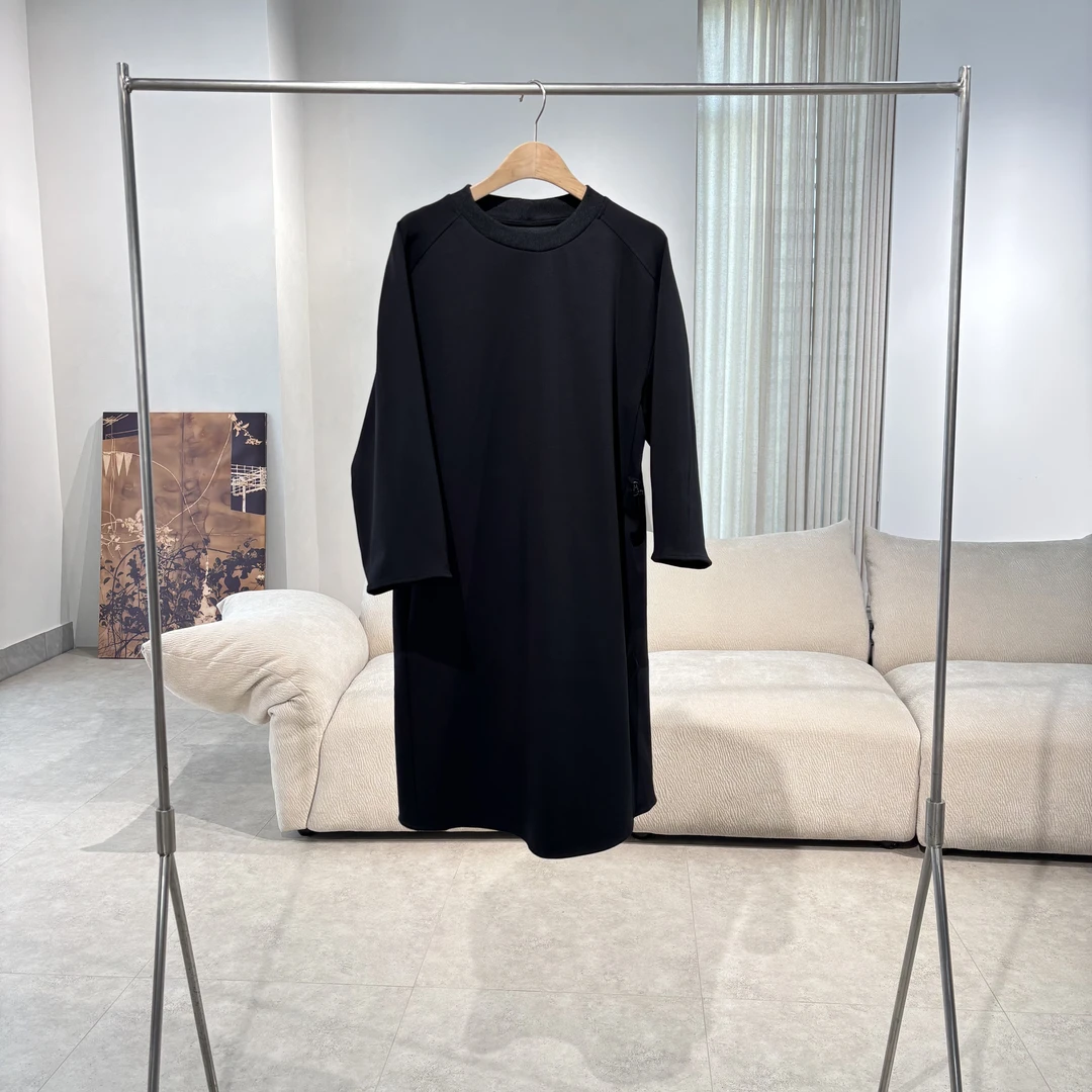 【特价】CSY4575 意大利客人订单 阿腰部抽绳运动风卫衣裙连衣裙