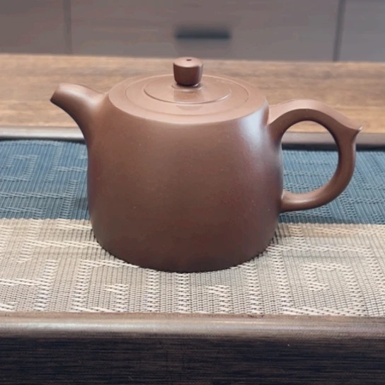 茶壶紫砂本地紫泥半手工瑕