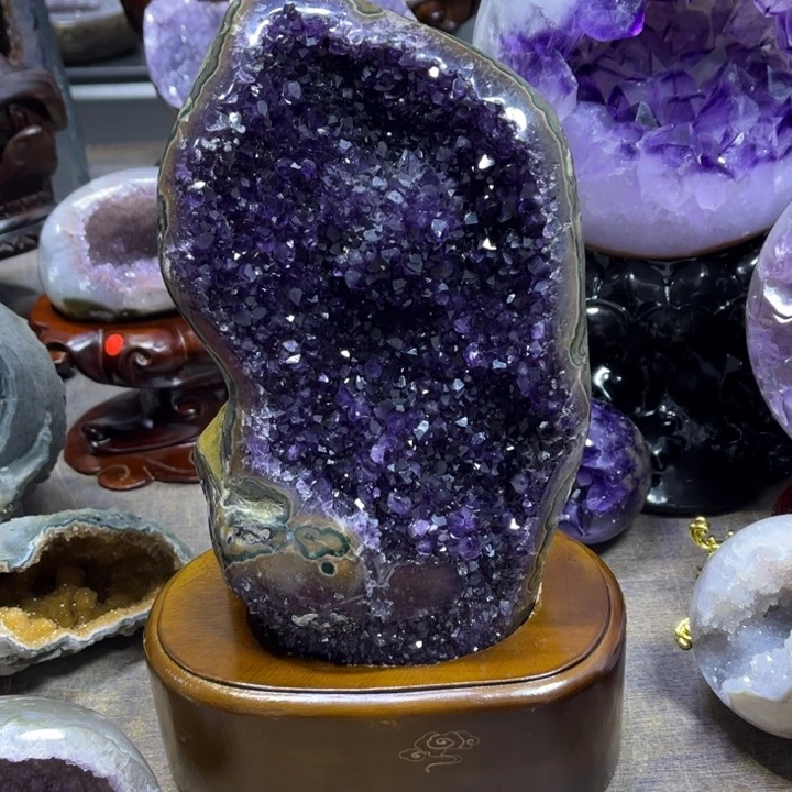 紫晶摆件未镶嵌E**…