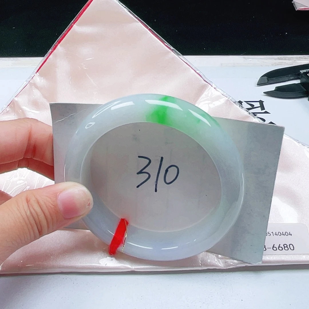 翡翠未镶嵌手镯53+正圈