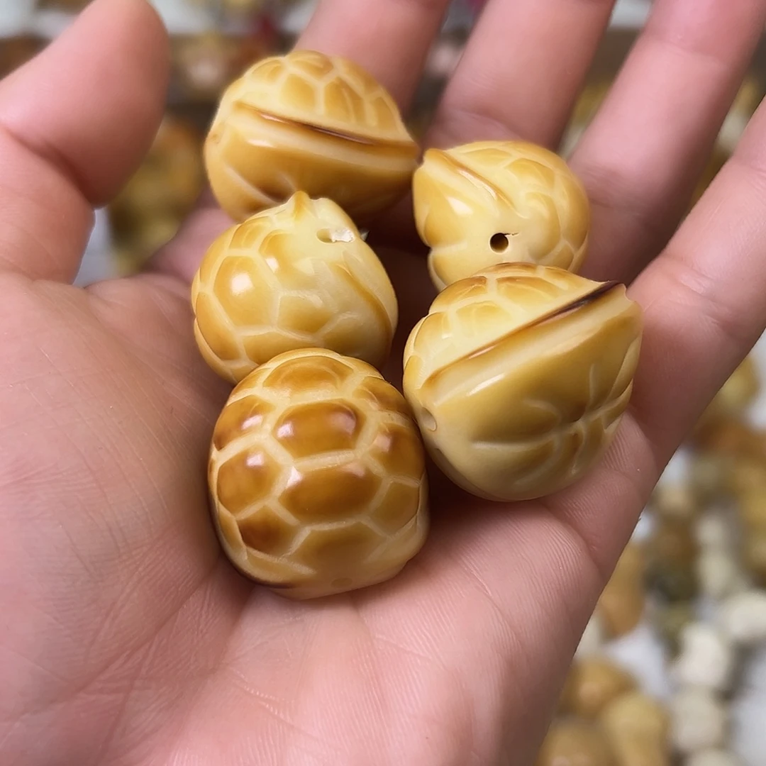 菩提根/象牙果吊坠阿**铺5颗富甲有裂