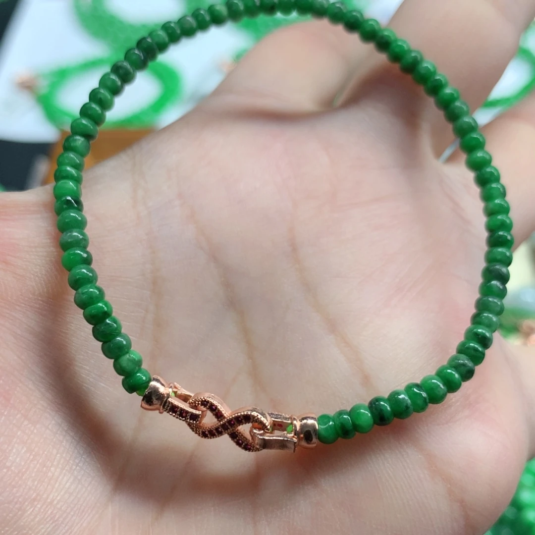 翡翠未镶嵌手链翡翠