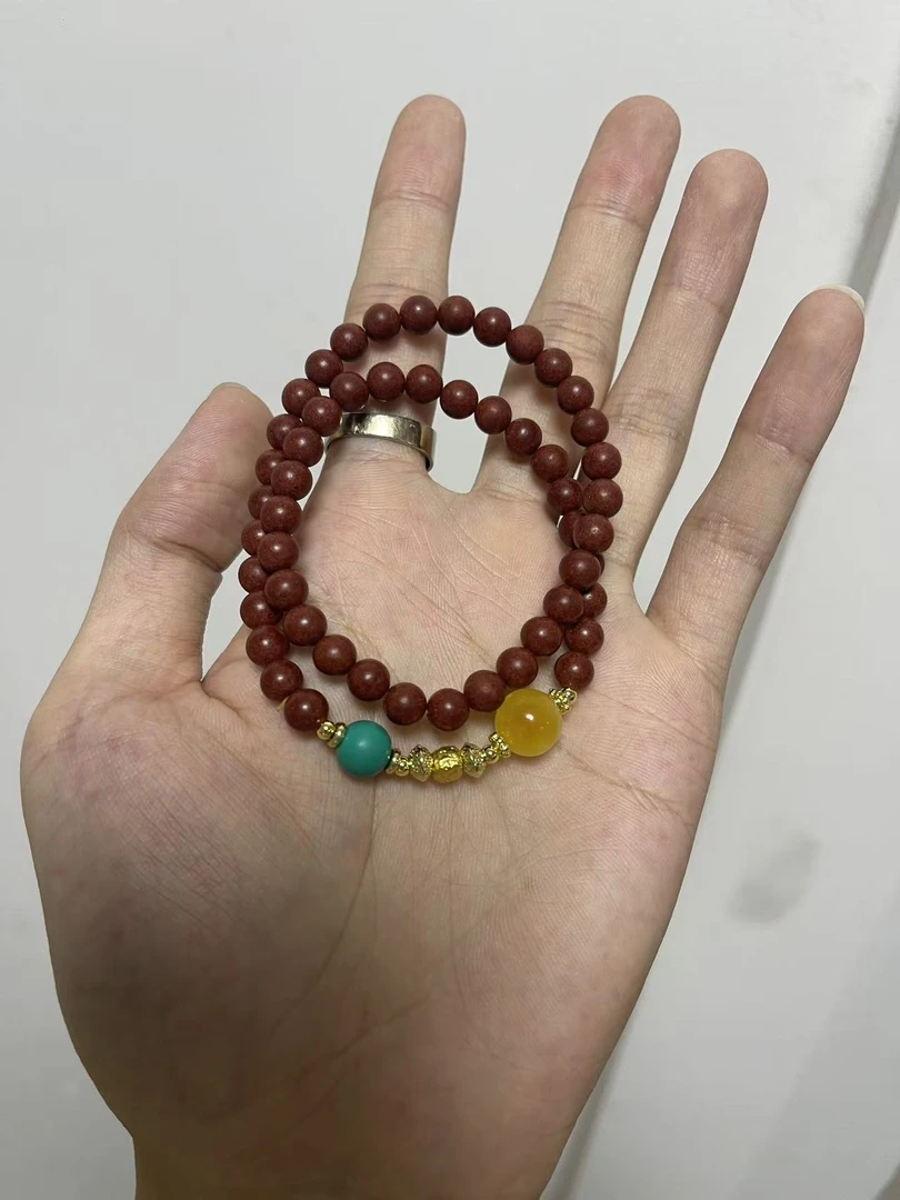 合香珠双圈手串（有礼盒）