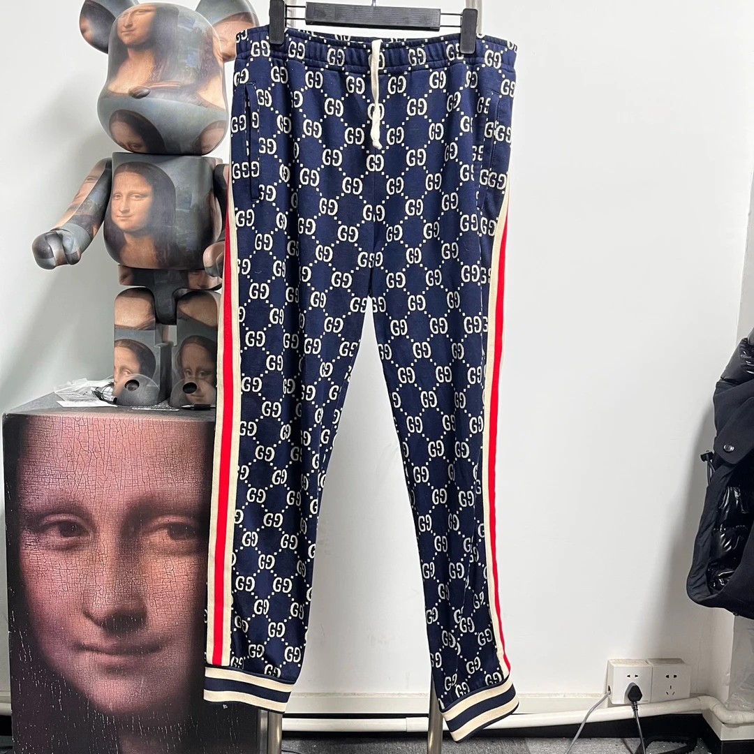 99新 GUCCI/古驰 99新Gucci古驰满印校裤  尺码：XXL