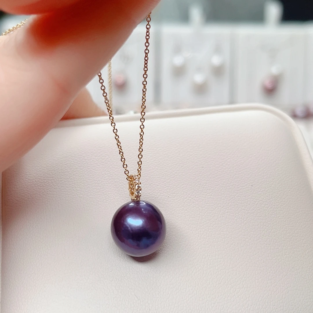 合金淡水珍珠吊坠(赠链)