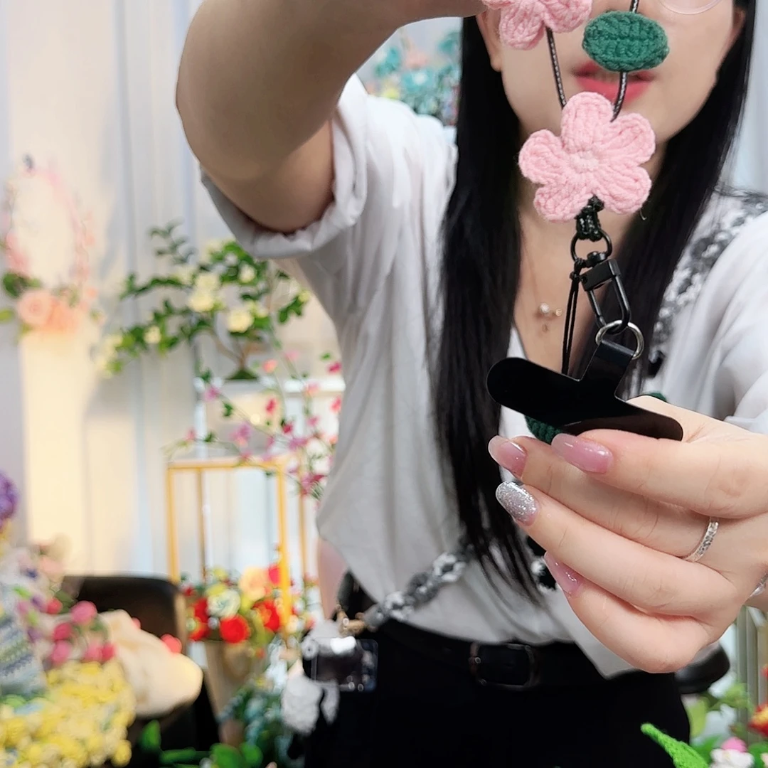 手工钩织设计手机链