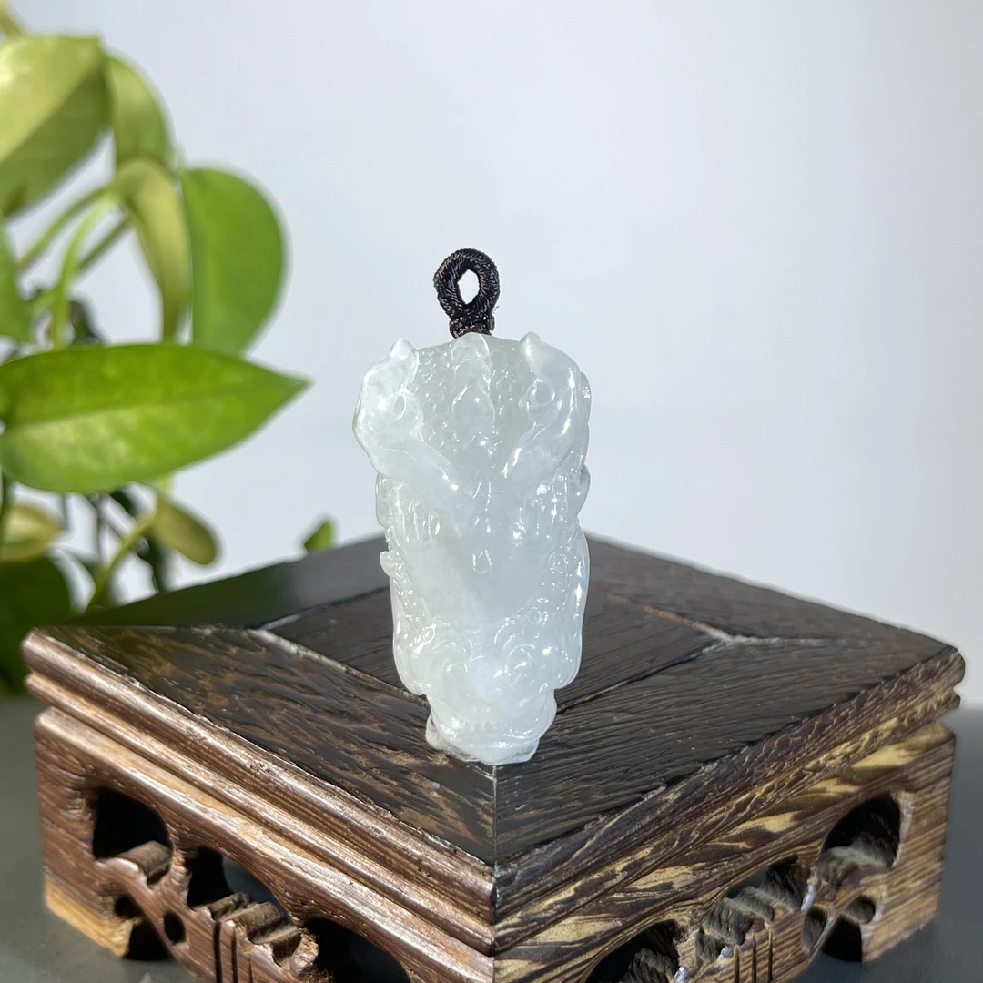 JXZC15-57 天然缅甸A货翡翠 龙首