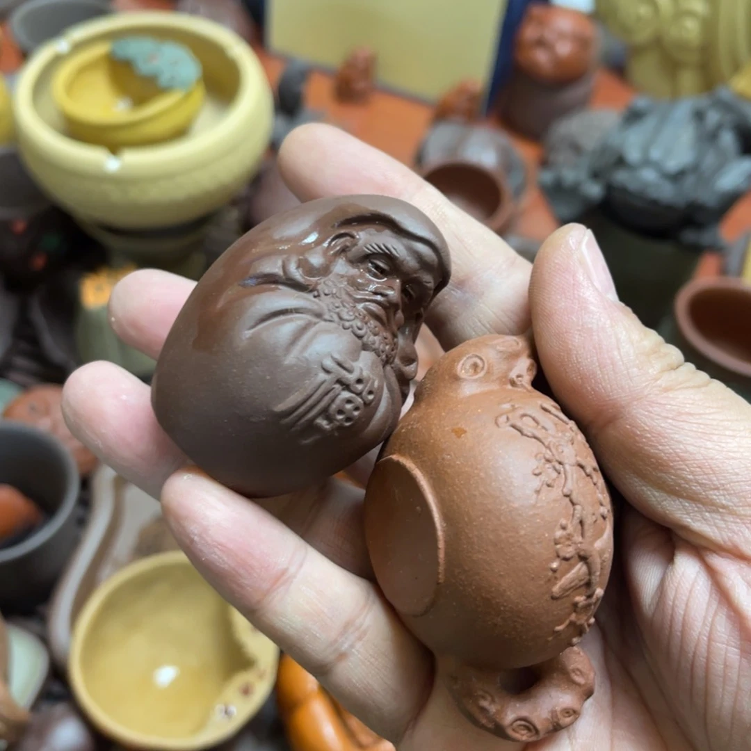 紫砂茶宠紫砂瑕疵