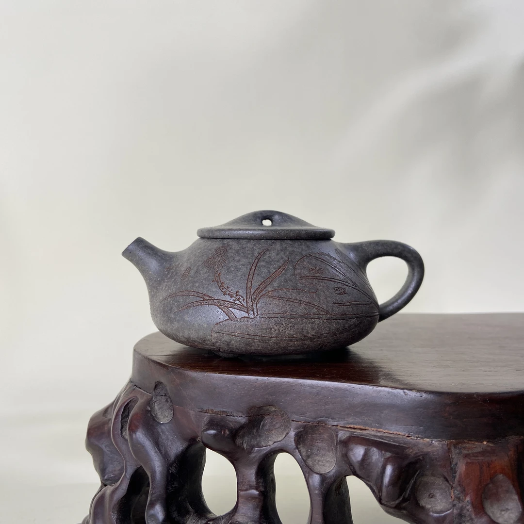 宜兴手工紫砂陶 茶壶GSQ3797-2