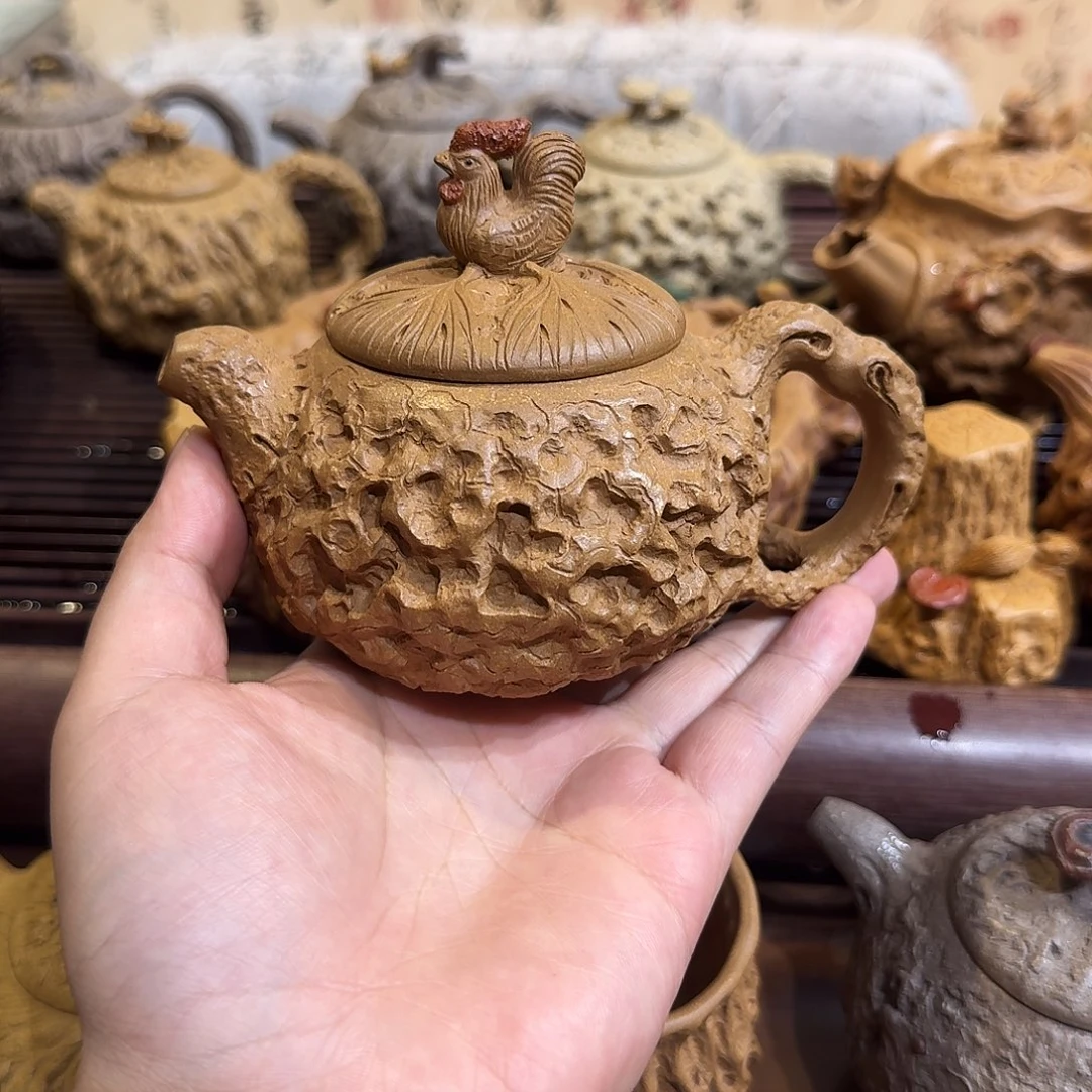 上***水紫砂茶壶紫砂供春壶