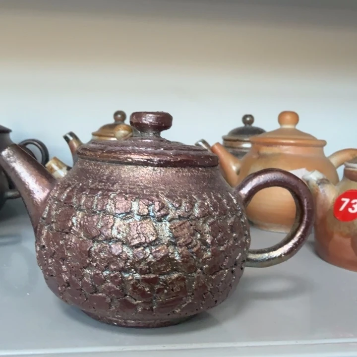 陶盘柴烧福利心哦多多