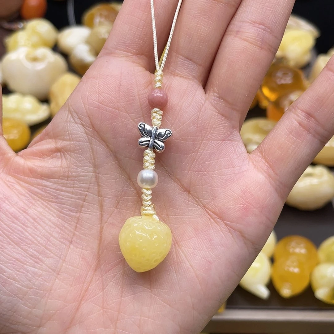 蜜蜡裸石未镶嵌蜜蜡