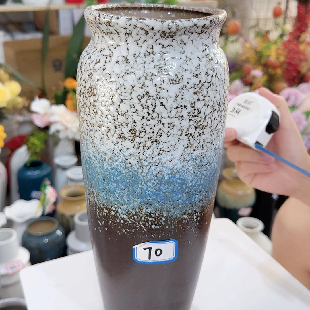 70号陶瓷花瓶30厘米清理一个