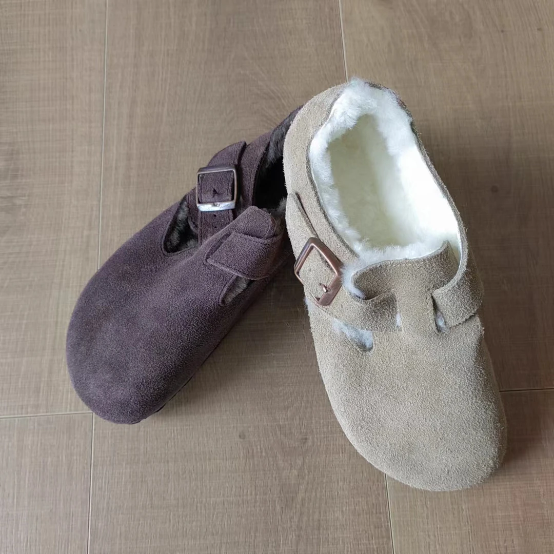 虎儿 3-2711 纯色全包加绒鞋