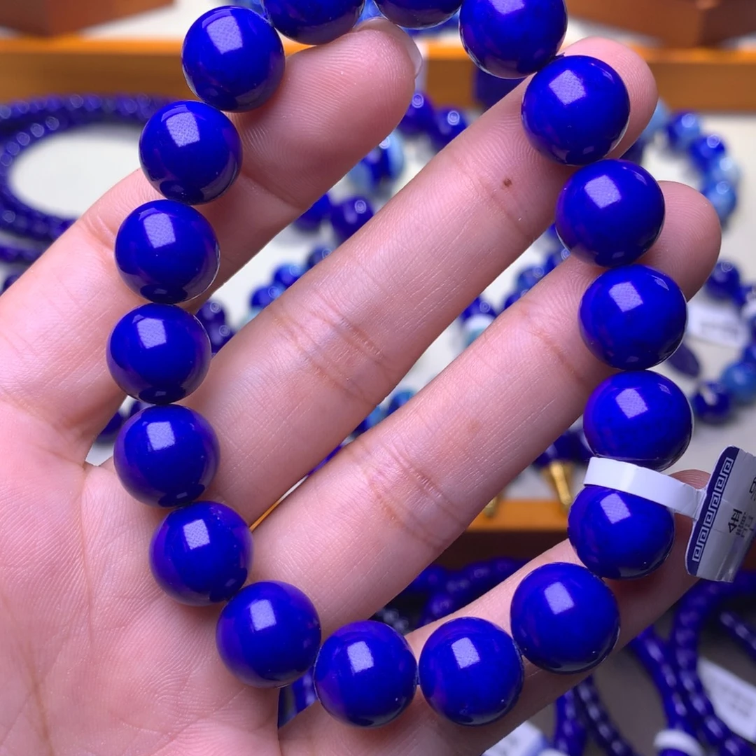 青金石未镶嵌手串11.8mm