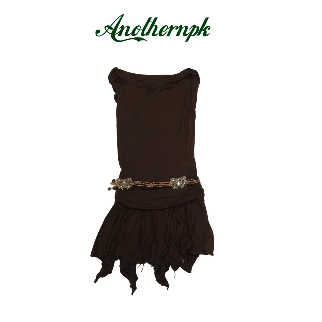 ANPK街头辣妹无袖连衣裙A5F15F0630