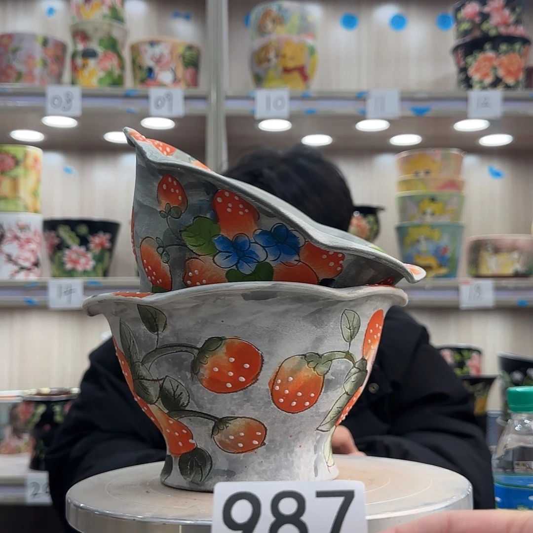 花盆紫砂瑕疵瑕疵987