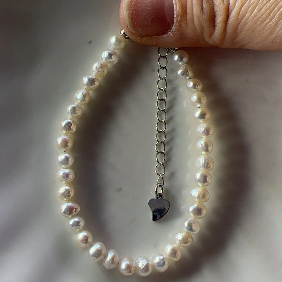 淡水珍珠合金手绳