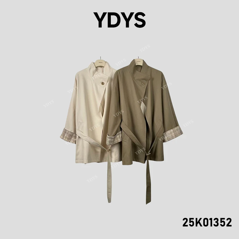 【YDYS】25K01352 2025新款时尚气质小众风衣